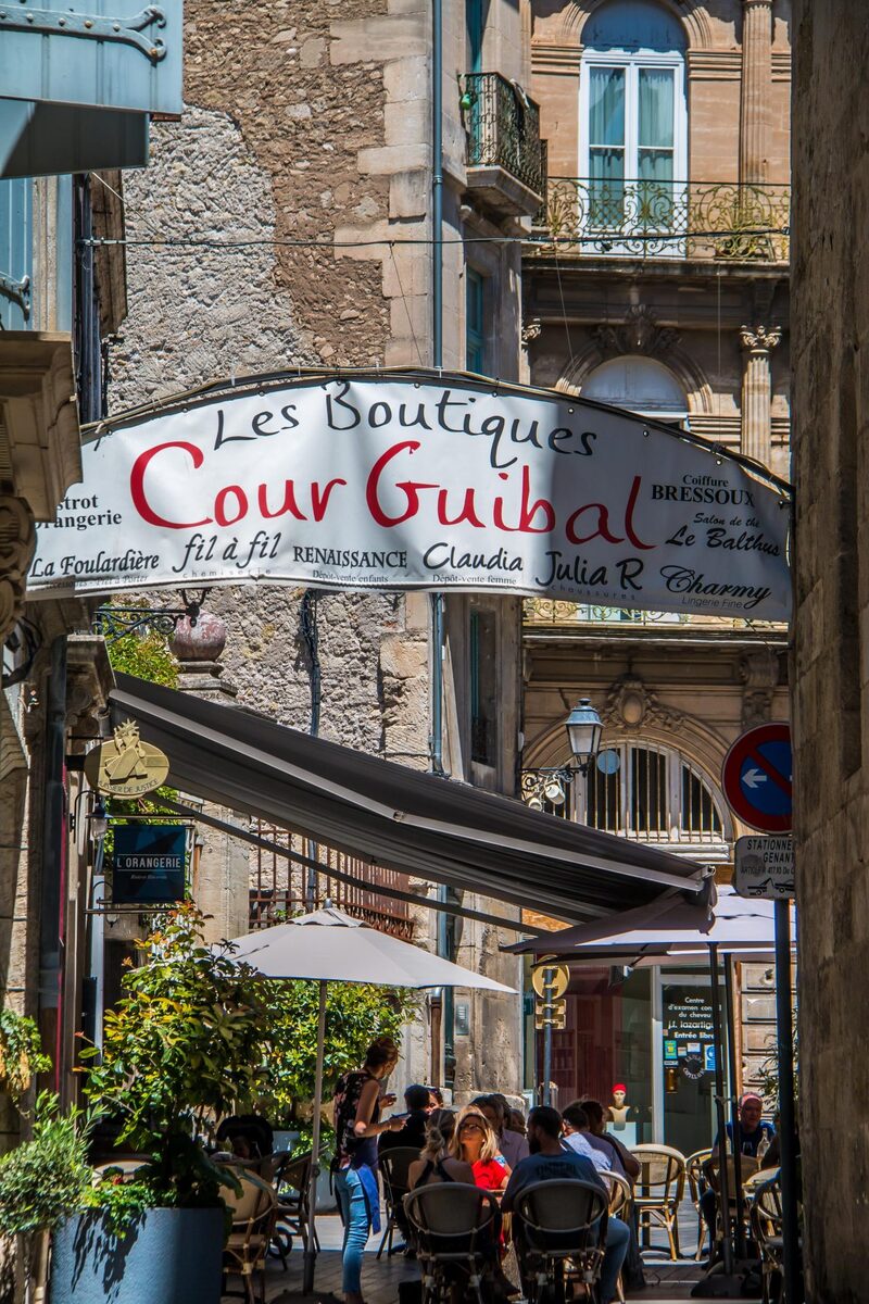 Café terrace in the old town